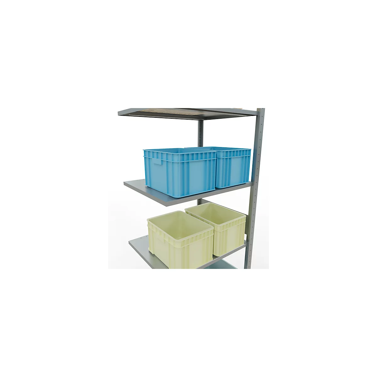 SCHULTE Lagertechnik - Système de rayonnage emboîtable - 3000x 750x600 mm, type 150 kg