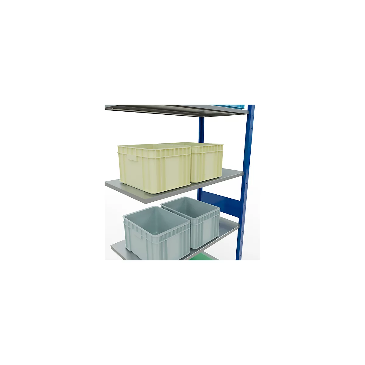 SCHULTE Lagertechnik - Système de rayonnage emboîtable - 3000x1000x500 mm, type 150 kg
