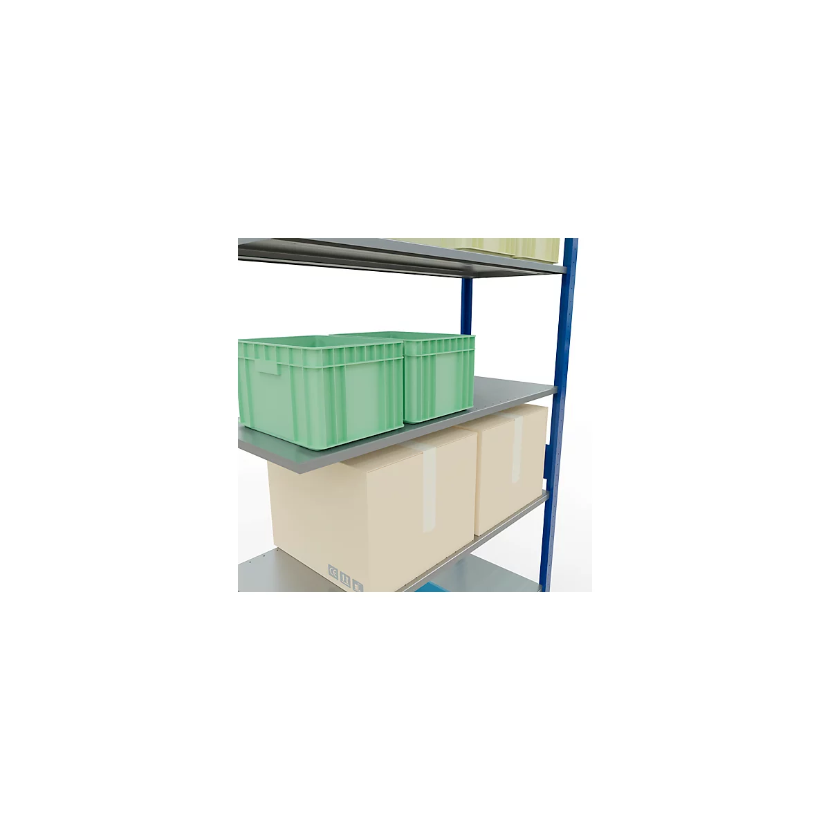 SCHULTE Lagertechnik - Système de rayonnage emboîtable - 3000x1300x500 mm, type 150 kg
