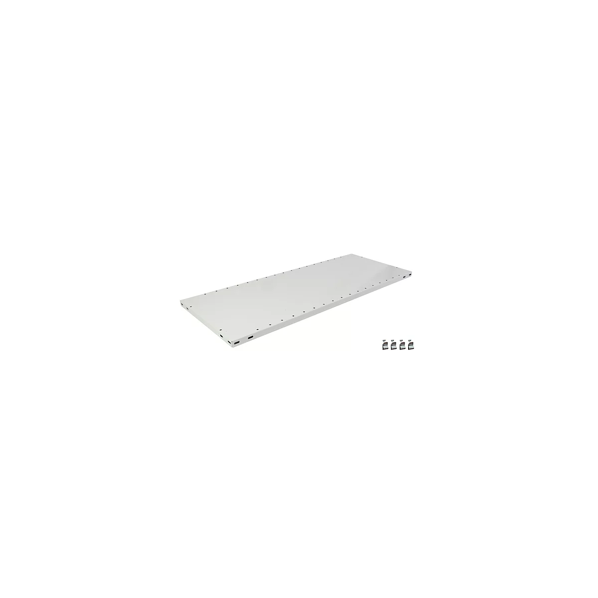 SCHULTE Lagertechnik Tablette supplémentaire MULTIPlus 150, 750x600 mm, rebord de 25 mm, avec 4 supports de tablette