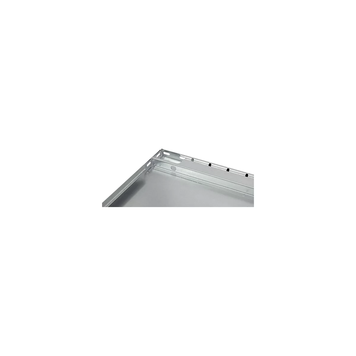 SCHULTE Lagertechnik Zusatz-Fachboden MULTIPlus 150, 750x800 mm, 25 mm Kante, mit 4 Fachbodenträgern