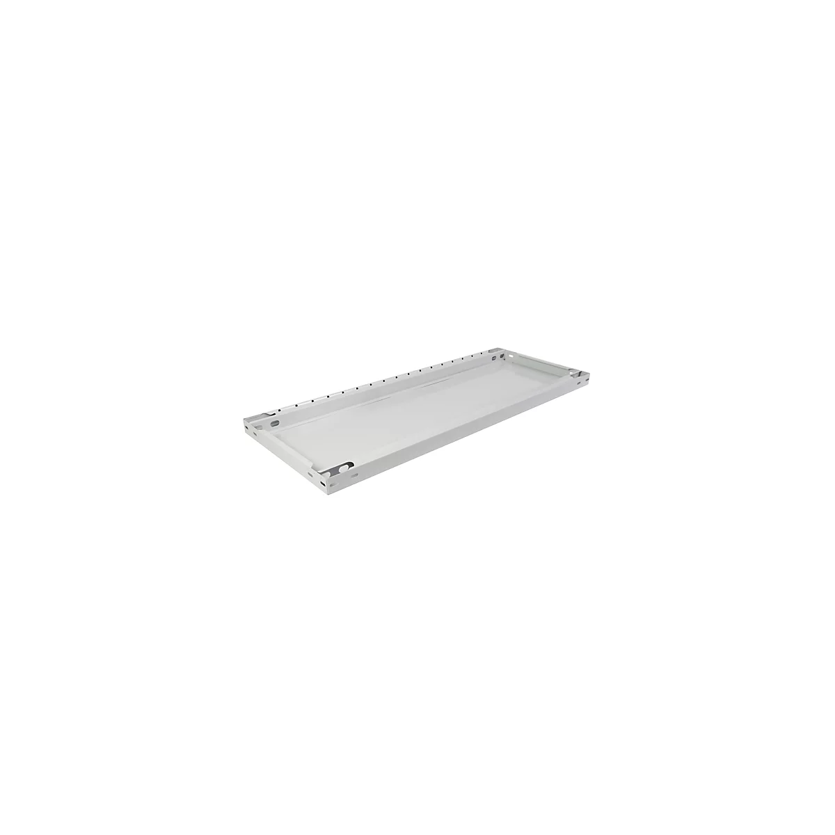 SCHULTE Lagertechnik Zusatz-Fachboden MULTIPlus 250, 1300x800 mm, 40 mm Kante, mit 4 Fachbodenträgern
