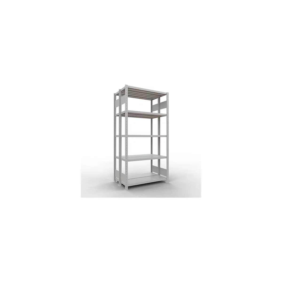 SCHULTE Technique de Stockage - Double base emboîtable. Type 250 kg - 2000x1000x2x300 mm, 10 tablettes