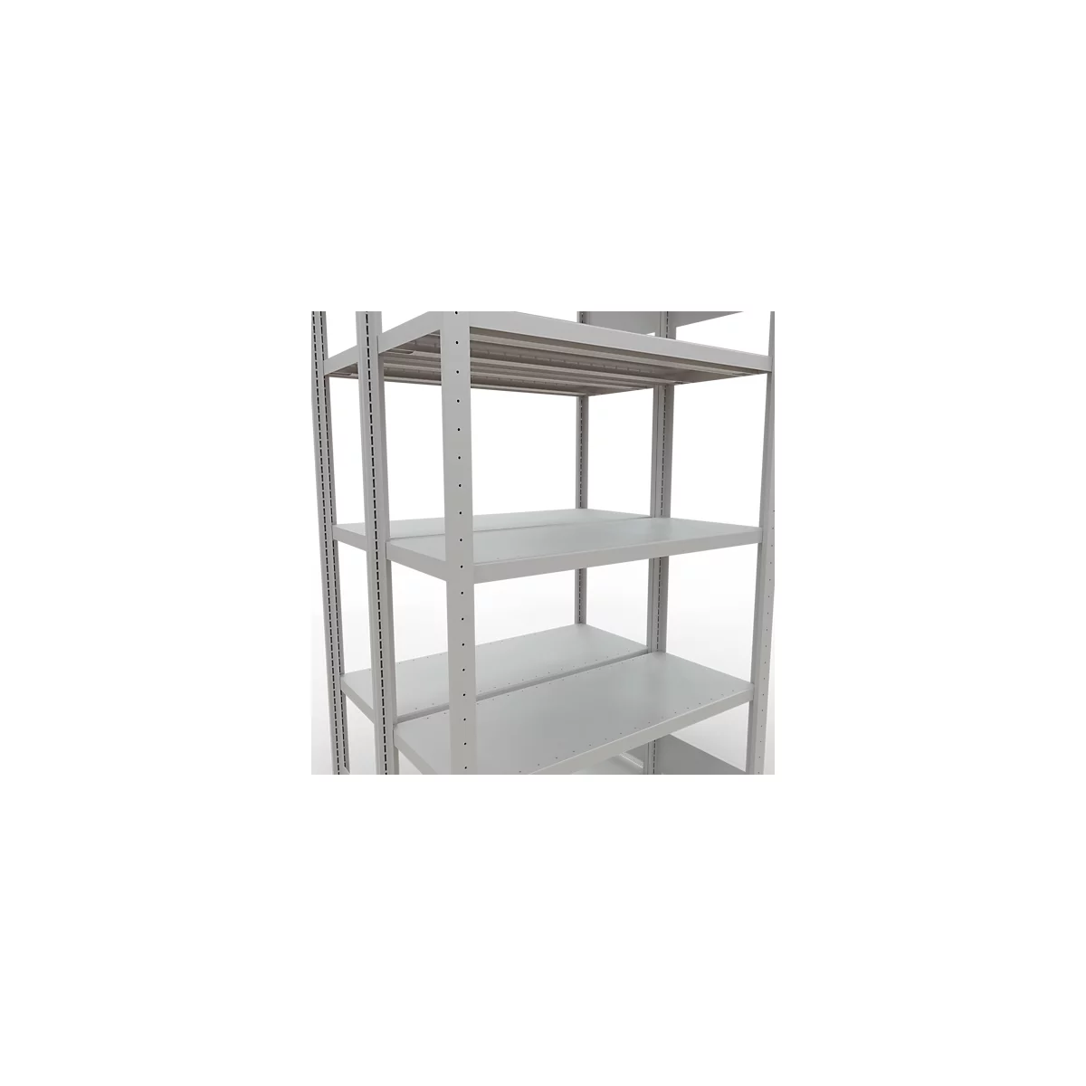 SCHULTE Technique de Stockage - Double base emboîtable. Type 250 kg - 2000x1000x2x400 mm, 10 tablettes