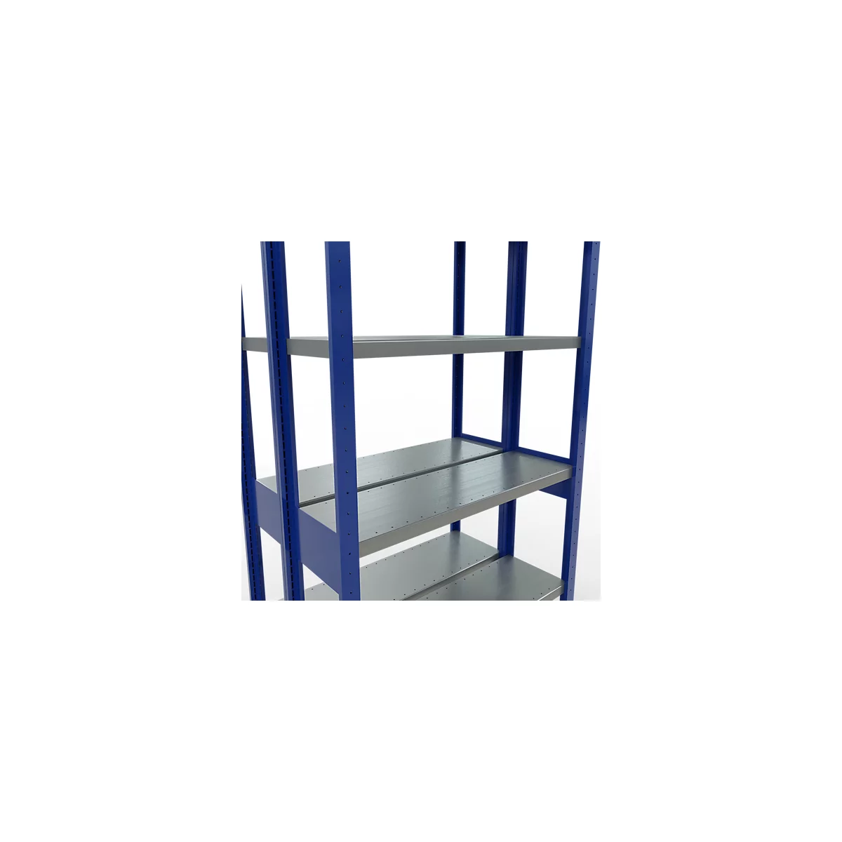SCHULTE Technique de Stockage - Double base emboîtable. Type 250 kg - 2500x1000x2x300 mm, 12 tablettes