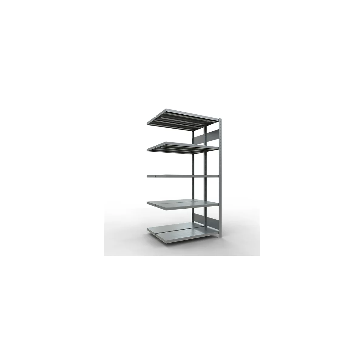 SCHULTE Technique de Stockage - Double montage enfichable. Type 250 kg - 2000x1000x2x400 mm, 10 tablettes
