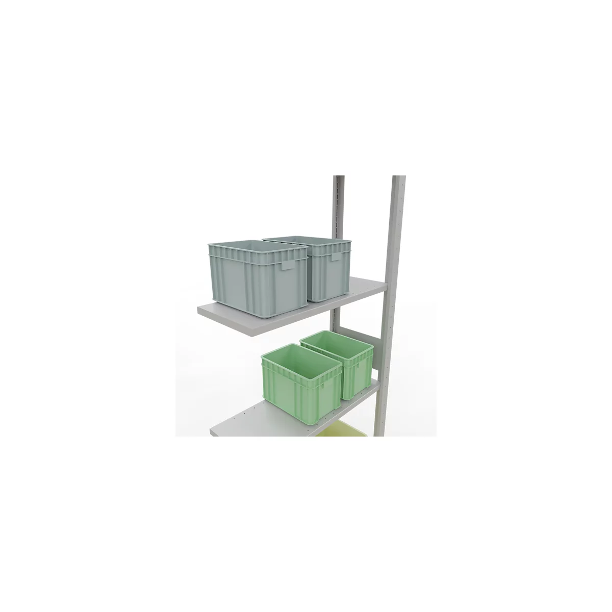 SCHULTE Technique de stockage - Elément de montage enfichable avec verrou de longueur - 3000x750x300 mm, type 150 kg
