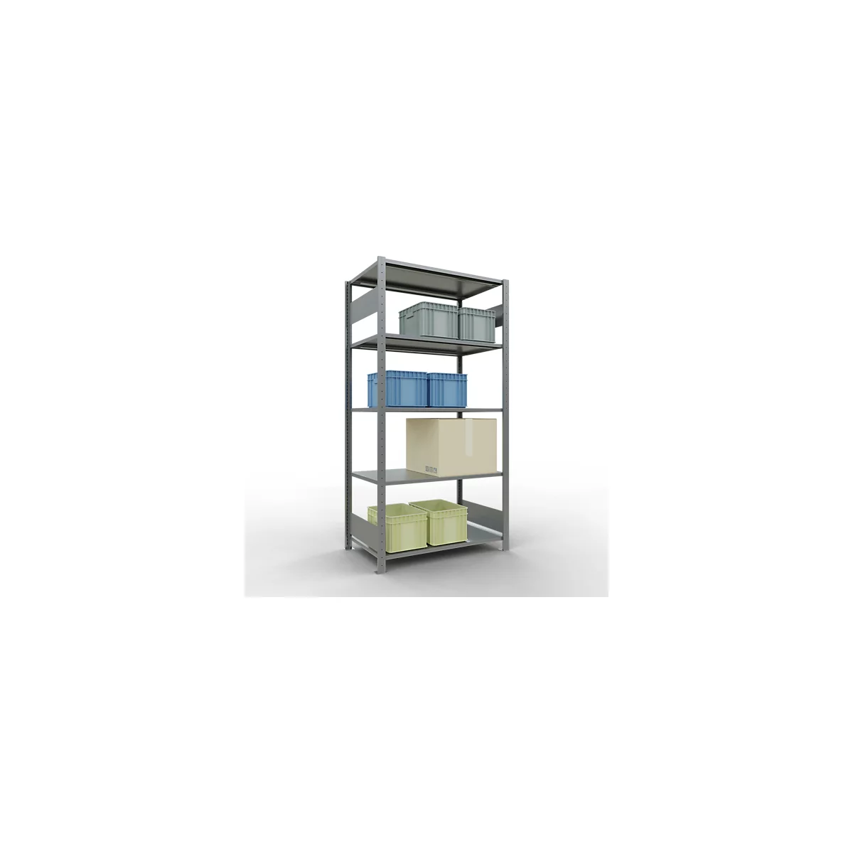 SCHULTE Technique de stockage - Embase avec verrou de longueur - 2000x1000x600 mm, type 150 kg