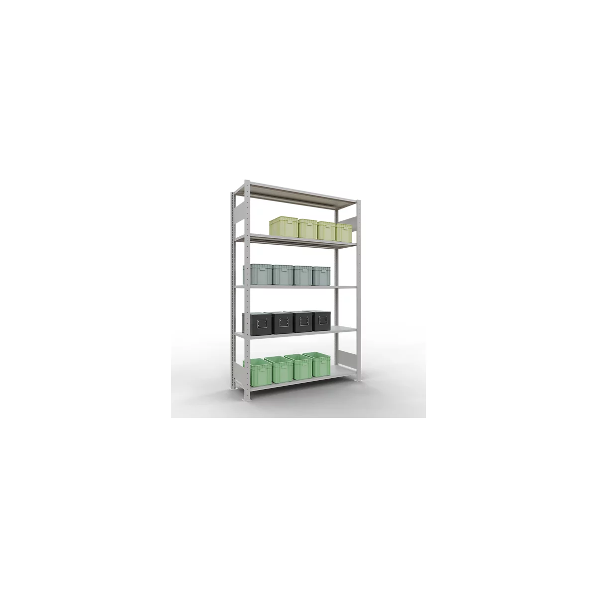 SCHULTE Technique de Stockage - Embase avec verrou de longueur - 2000x1300x400 mm, type 150 kg