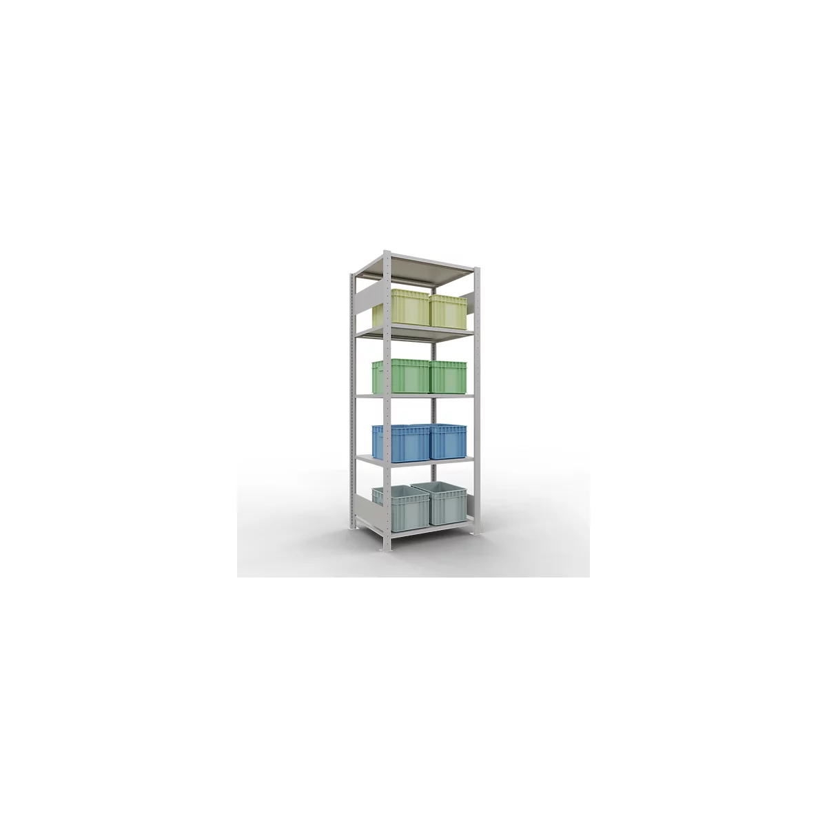 SCHULTE Technique de Stockage - Embase avec verrou de longueur - 2000x750x600 mm, type 150 kg