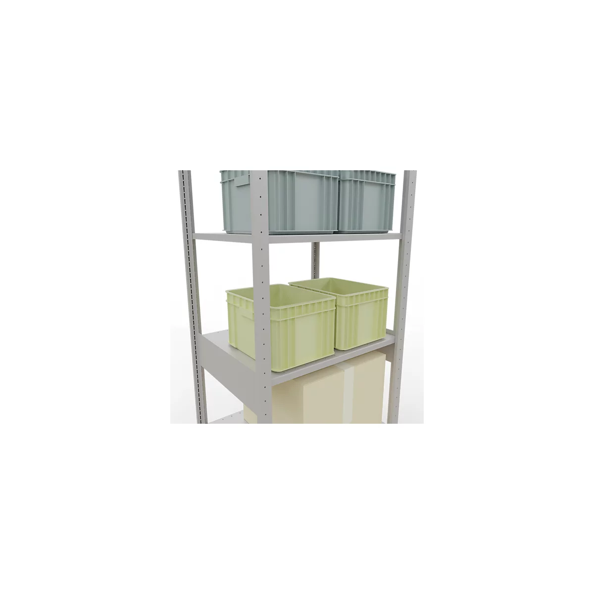 SCHULTE Technique de stockage - Embase avec verrou de longueur - 2500x 750x600 mm, type 150 kg