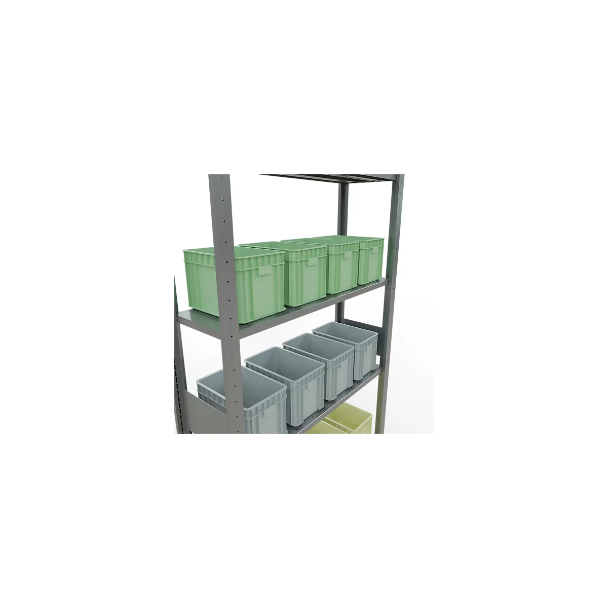 SCHULTE Technique de stockage - Embase avec verrou de longueur - 3000x1000x300 mm, type 150 kg