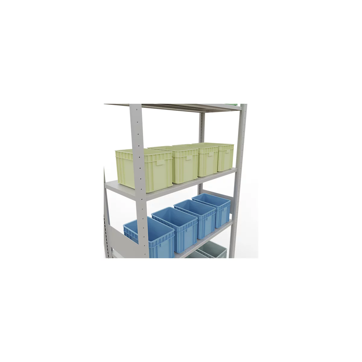 SCHULTE Technique de stockage - Embase avec verrou de longueur - 3000x1000x400 mm, type 150 kg
