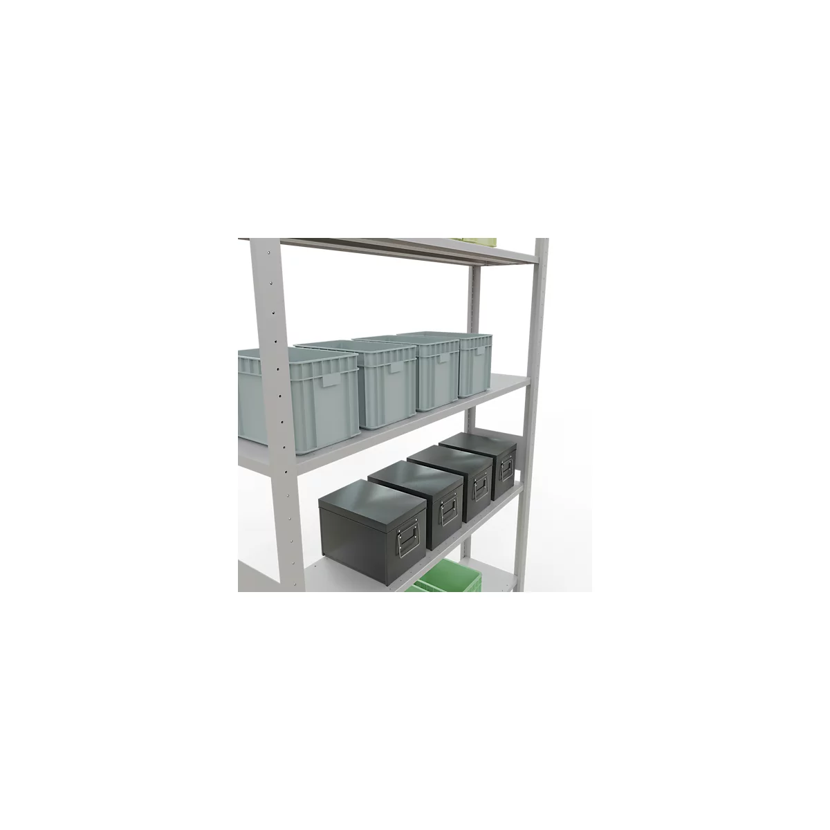 SCHULTE Technique de stockage - Embase avec verrou de longueur - 3000x1300x300 mm, type 150 kg