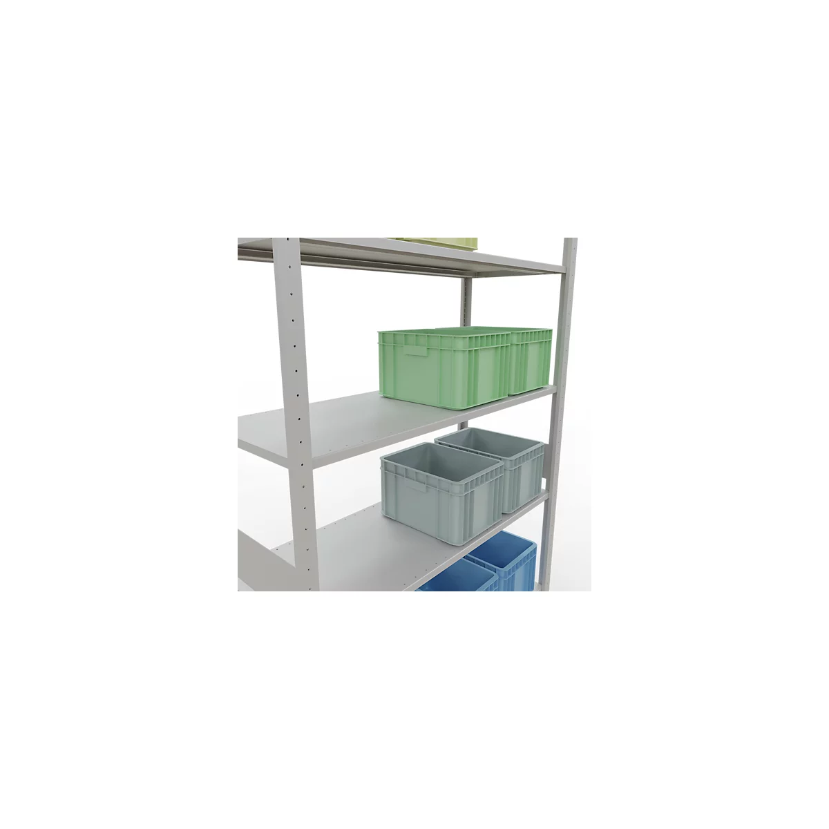 SCHULTE Technique de stockage - Embase avec verrou de longueur - 3000x1300x500 mm, type 150 kg