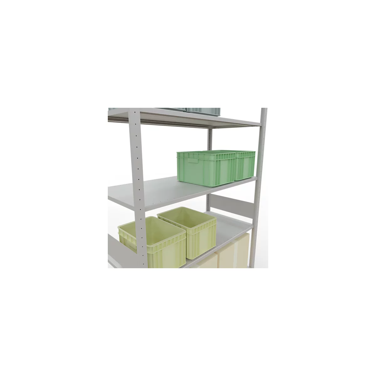 SCHULTE Technique de stockage - Embase avec verrou de longueur - 3000x1300x600 mm, type 150 kg