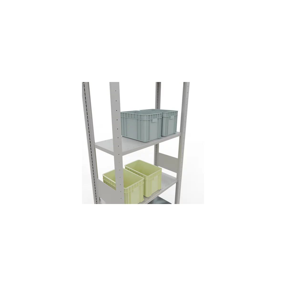 SCHULTE Technique de stockage - Embase avec verrou de longueur - 3000x750x300 mm, type 150 kg