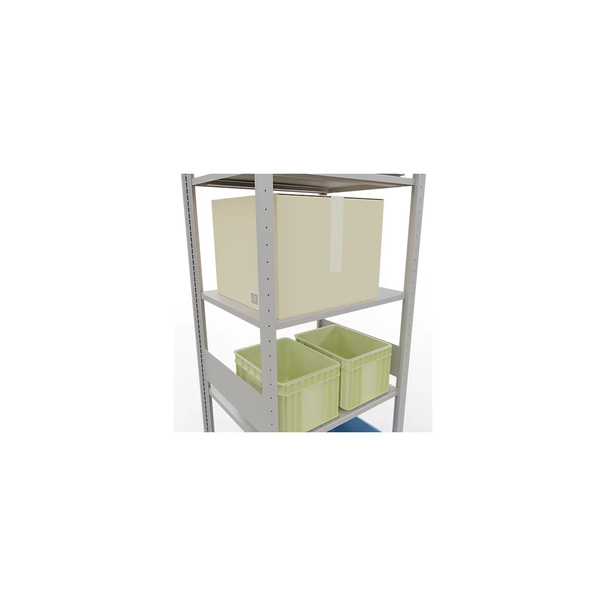 SCHULTE Technique de stockage - Embase avec verrou de longueur - 3000x750x600 mm, type 150 kg