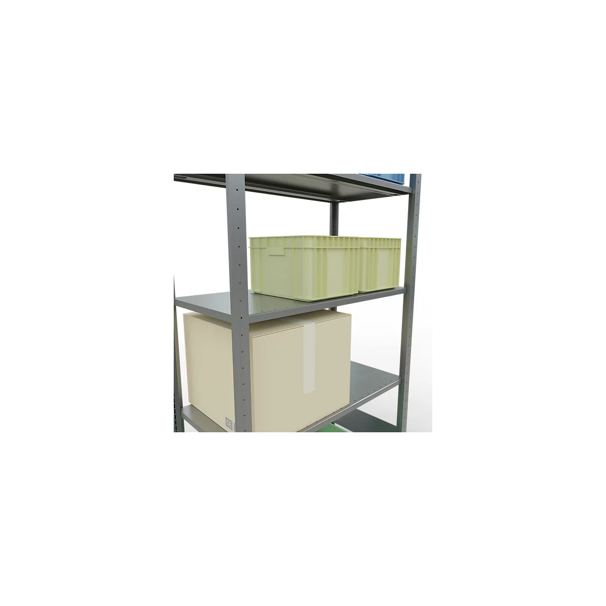 SCHULTE Technique de Stockage - Embase enfichable avec verrou de longueur - 2000x1000x500 mm, type 150 kg