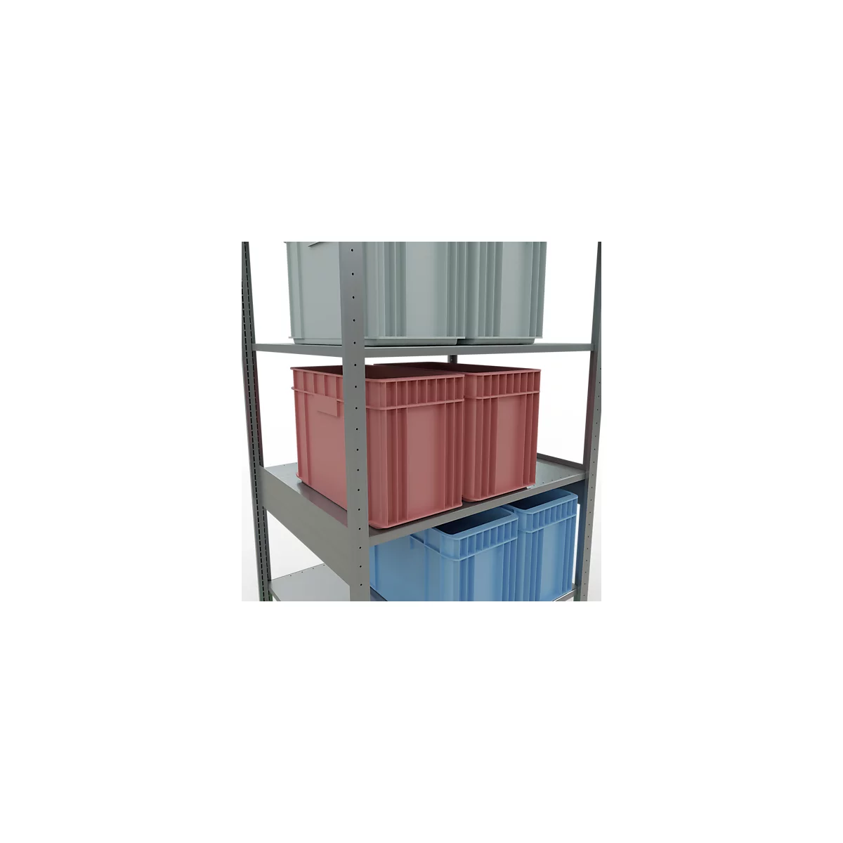 SCHULTE Technique de Stockage - Embase enfichable avec verrou de longueur - 2500x1000x800 mm, type 150 kg