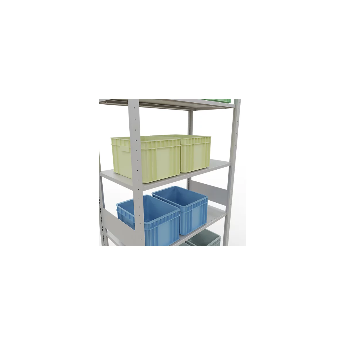 SCHULTE Technique de stockage - Embase enfichable avec verrou de longueur - 3000x1000x500 mm, type 150 kg