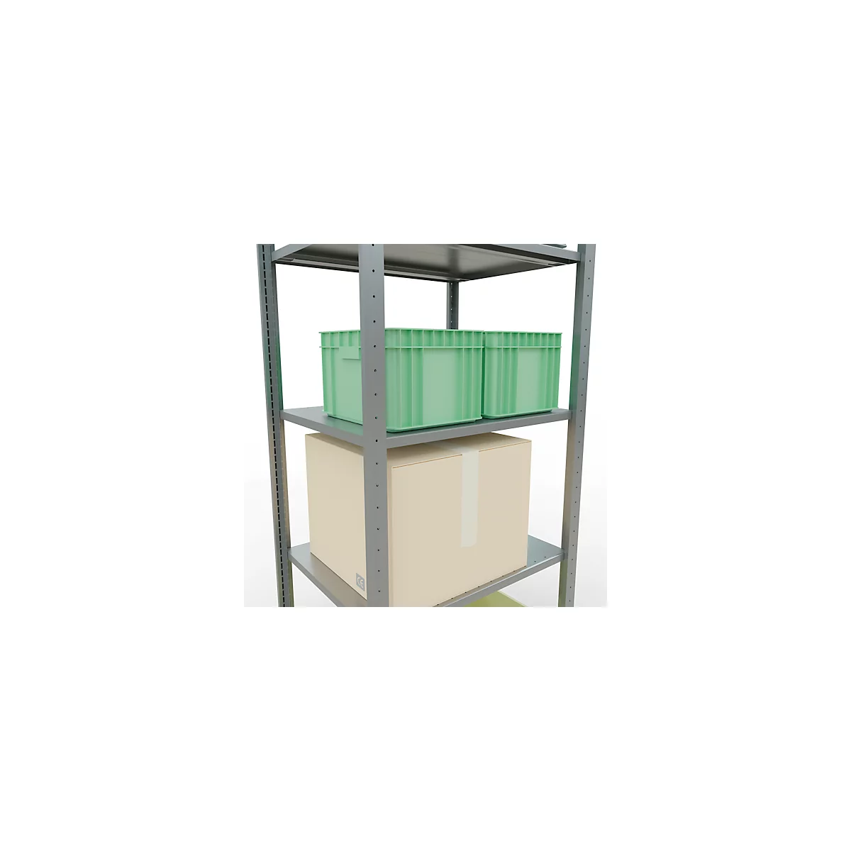 SCHULTE Technique de stockage - Système enfichable de rayonnage de base - 2000x 750x600 mm, type 150 kg