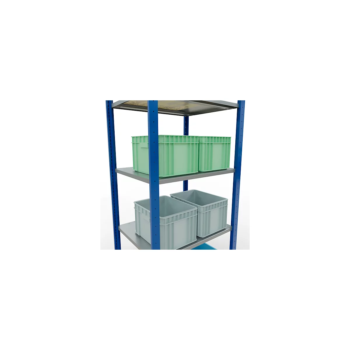 SCHULTE Technique de stockage - Système enfichable de rayonnage de base - 2000x 750x600 mm, type 150 kg