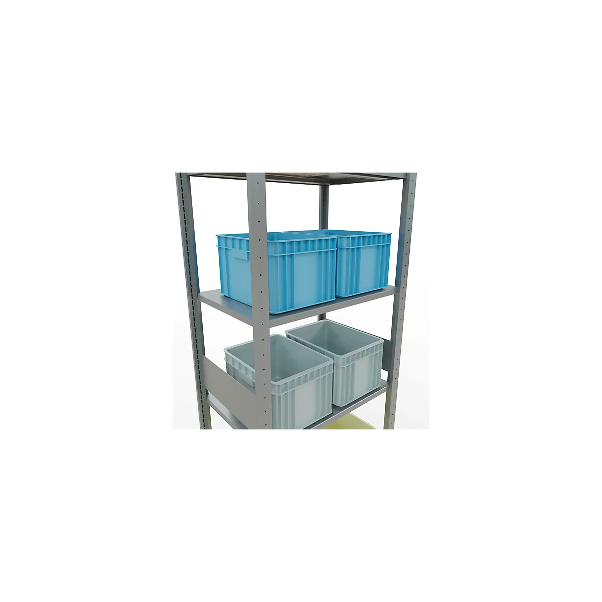 SCHULTE Technique de stockage - Système enfichable de rayonnage de base - 3000x 750x500 mm, type 150 kg