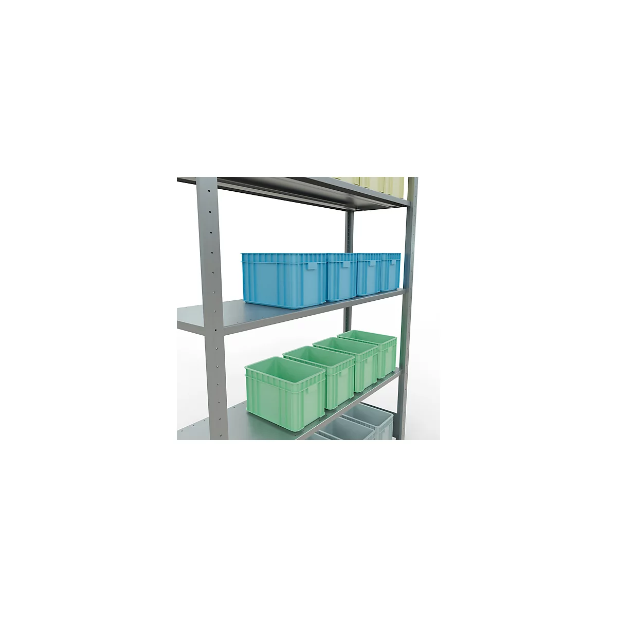 SCHULTE Technique de stockage - Système enfichable Élément de base - 2000x1300x400 mm, type 150 kg