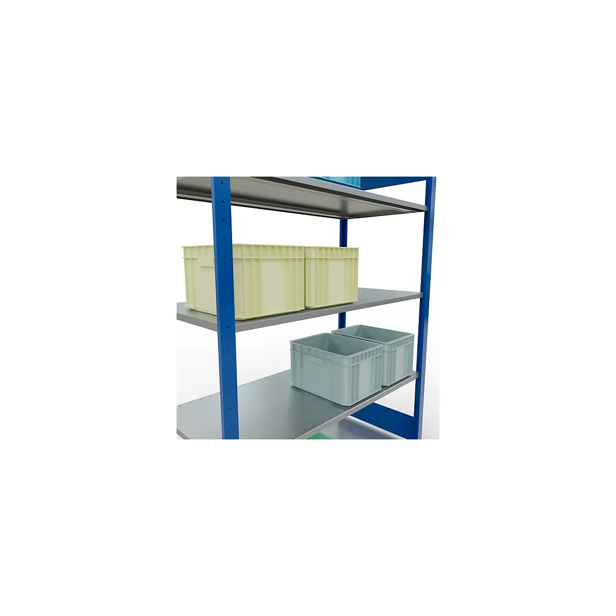 SCHULTE Technique de stockage - Système enfichable Élément de base - 2000x1300x600 mm, type 150 kg