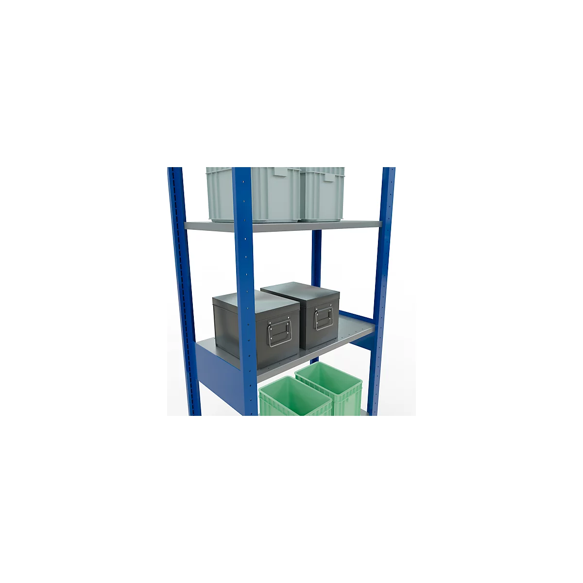 SCHULTE Technique de stockage - Système enfichable Élément de base - 2500x 750x400 mm, type 150 kg
