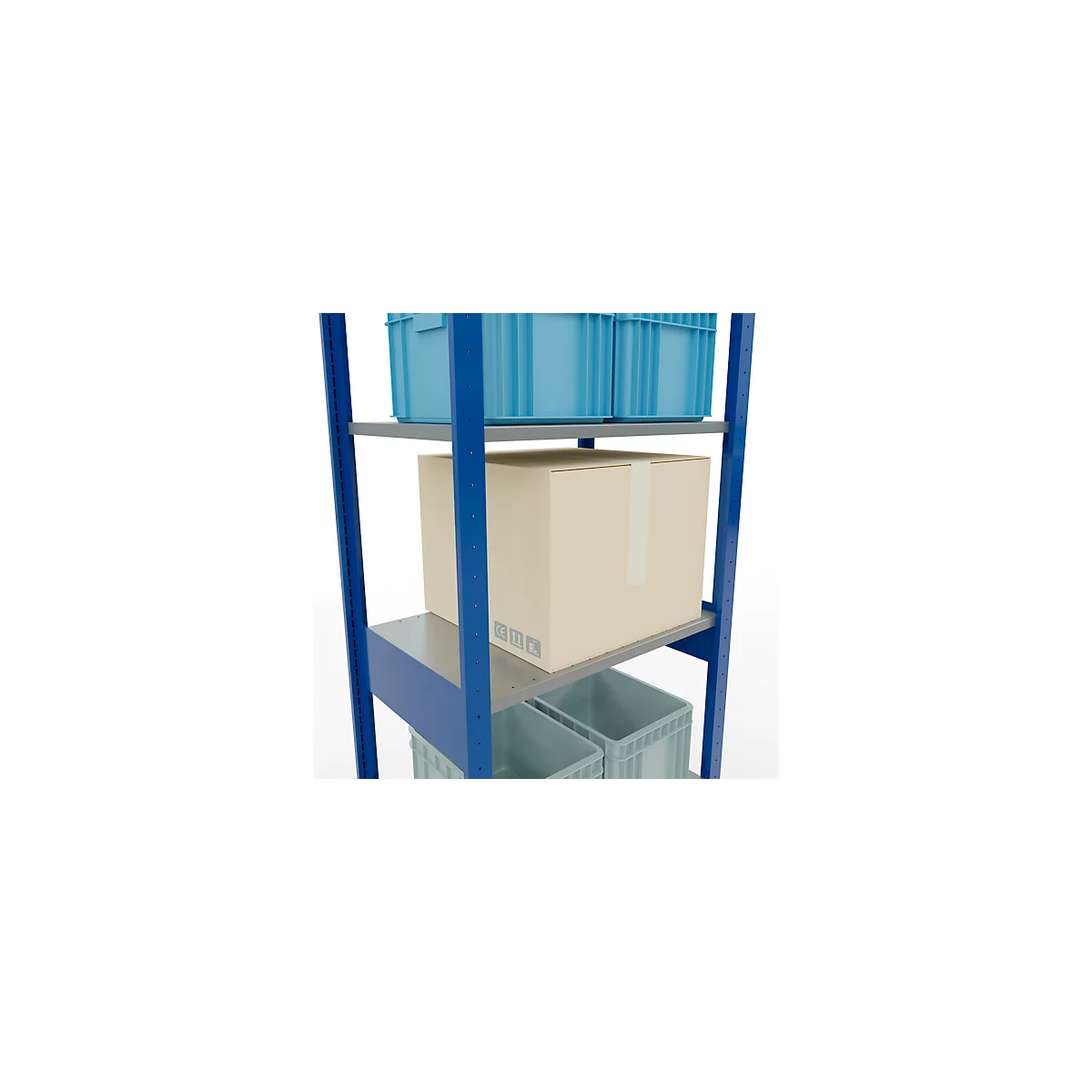 SCHULTE Technique de stockage - Système enfichable Élément de base - 2500x 750x500 mm, type 150 kg