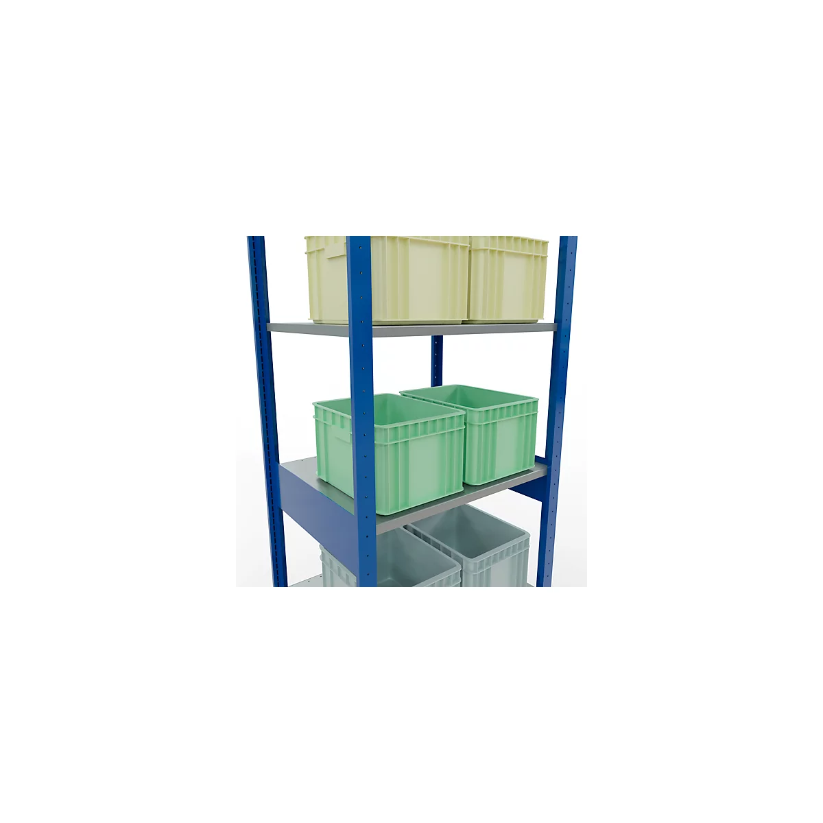SCHULTE Technique de stockage - Système enfichable Élément de base - 2500x 750x600 mm, type 150 kg