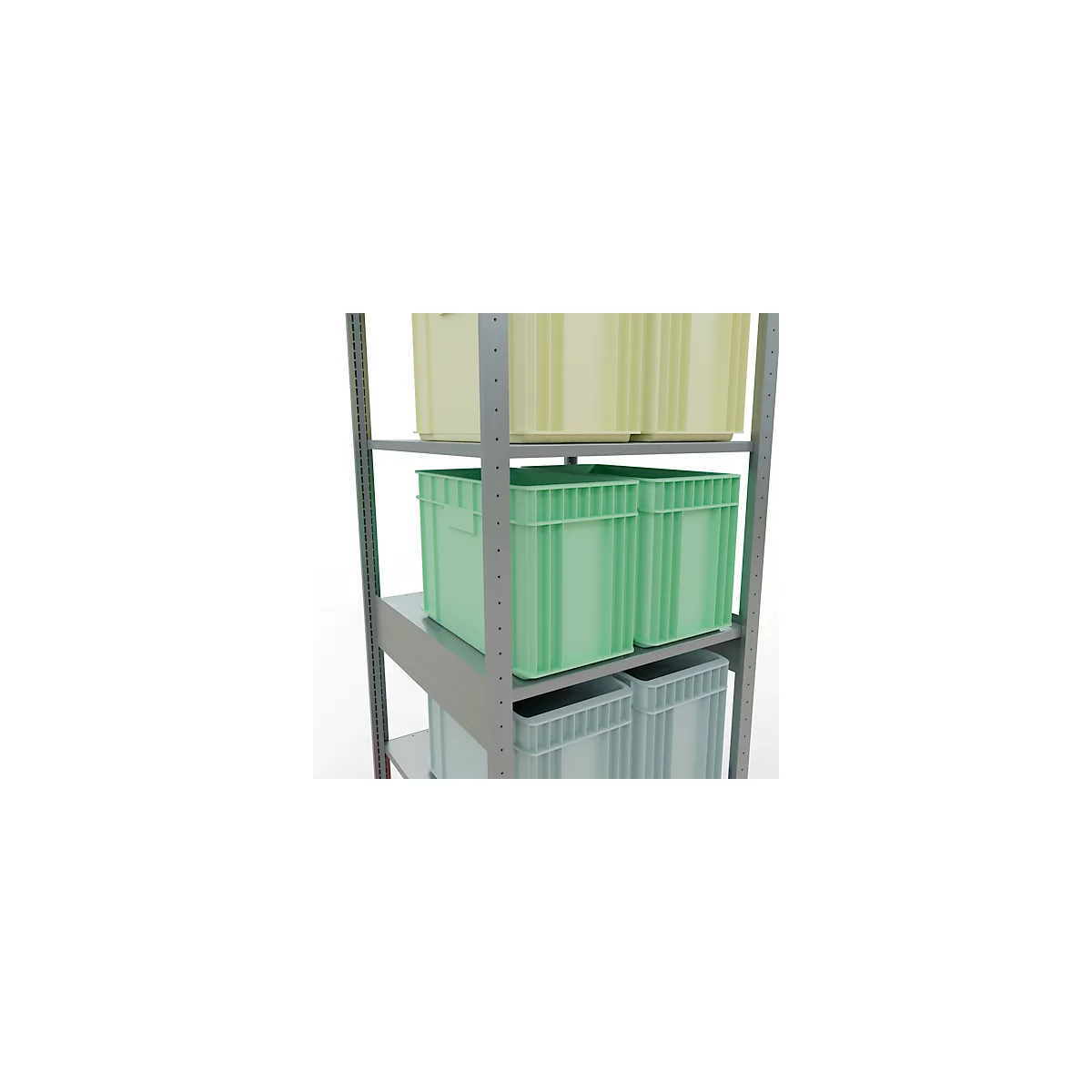SCHULTE Technique de stockage - Système enfichable Élément de base - 2500x 750x800 mm, type 150 kg