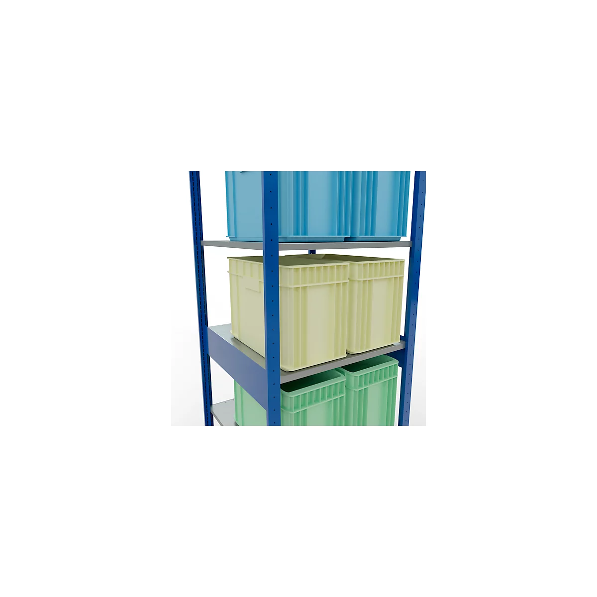SCHULTE Technique de stockage - Système enfichable Élément de base - 2500x 750x800 mm, type 150 kg