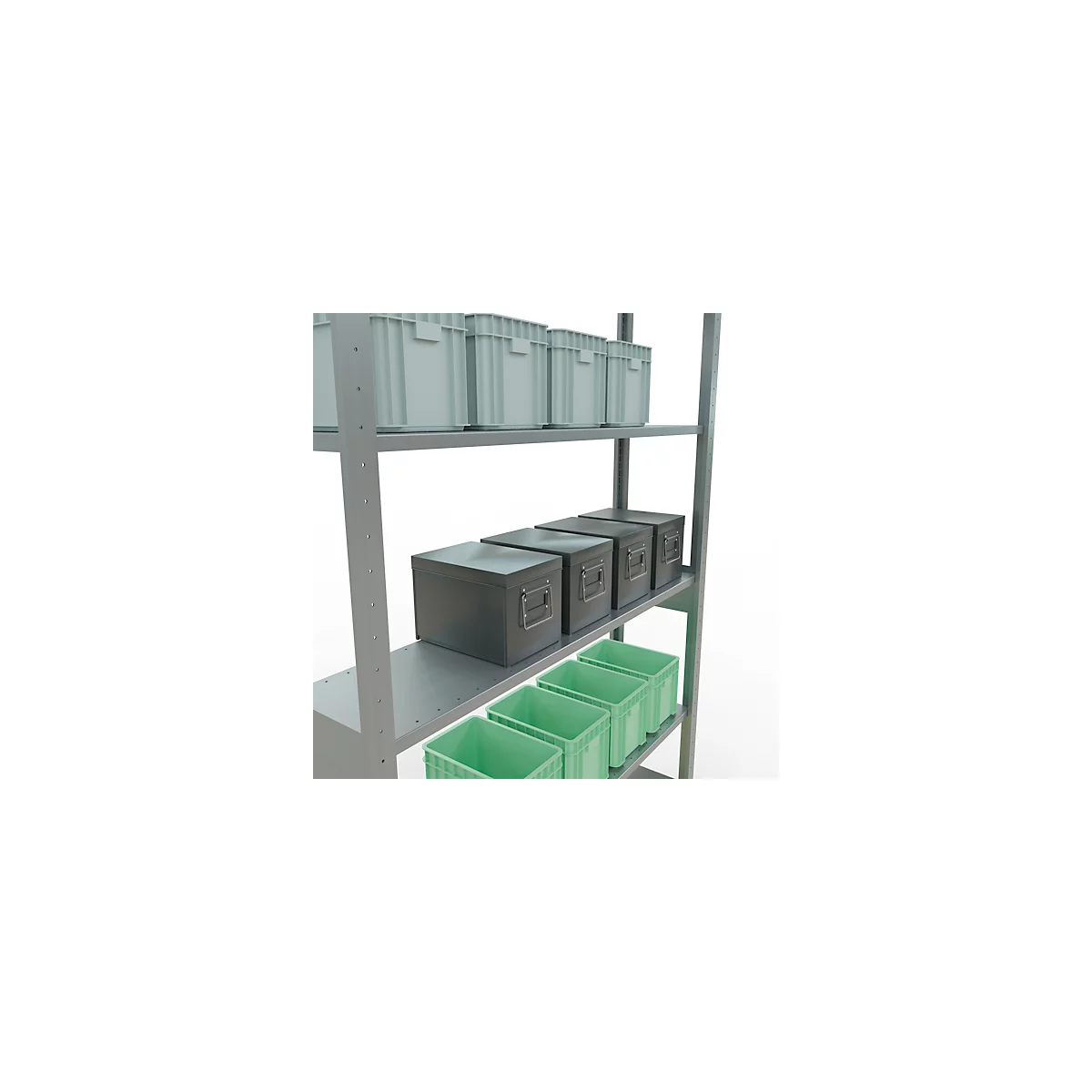 SCHULTE Technique de stockage - Système enfichable Élément de base - 2500x1300x300 mm, type 150 kg