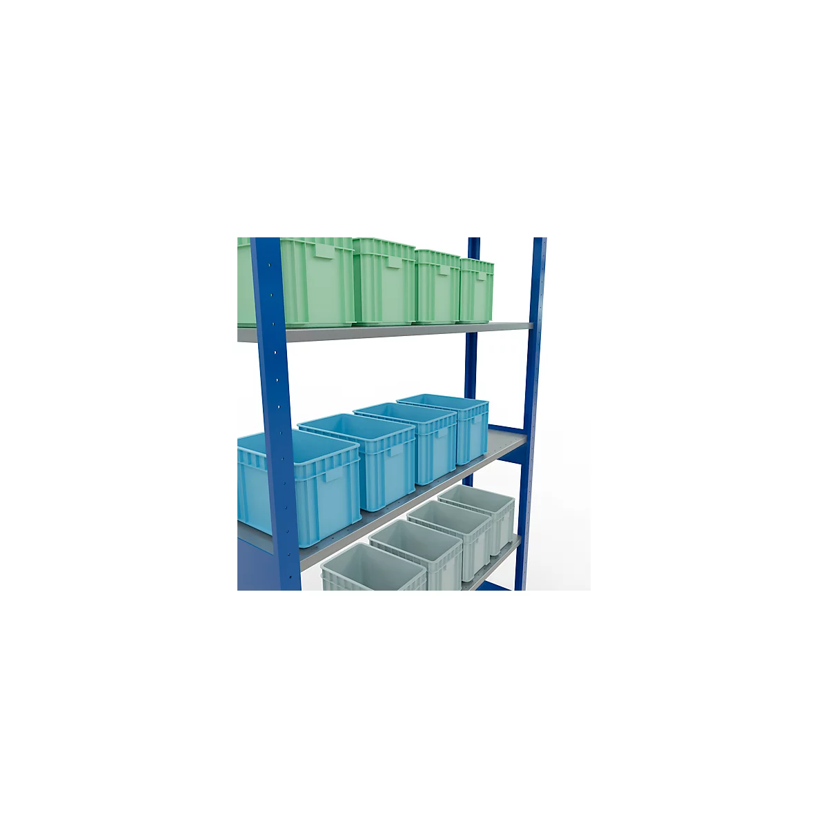 SCHULTE Technique de stockage - Système enfichable Élément de base - 2500x1300x300 mm, type 150 kg