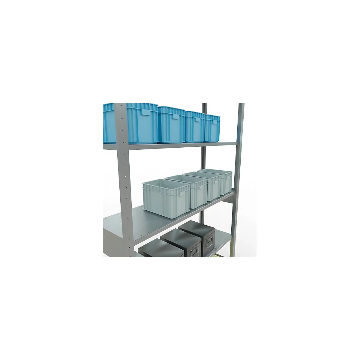 SCHULTE Technique de stockage - Système enfichable Élément de base - 2500x1300x400 mm, type 150 kg