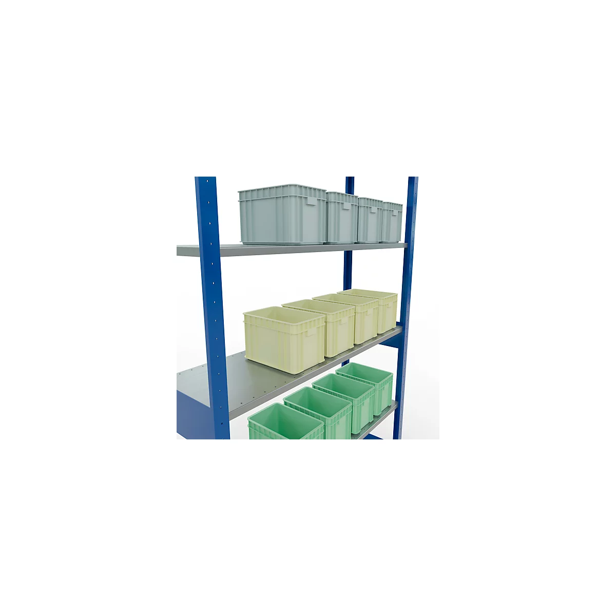 SCHULTE Technique de stockage - Système enfichable Élément de base - 2500x1300x400 mm, type 150 kg