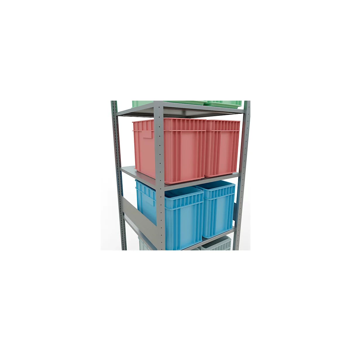 SCHULTE Technique de stockage - Système enfichable Élément de base - 3000x 750x800 mm, type 150 kg