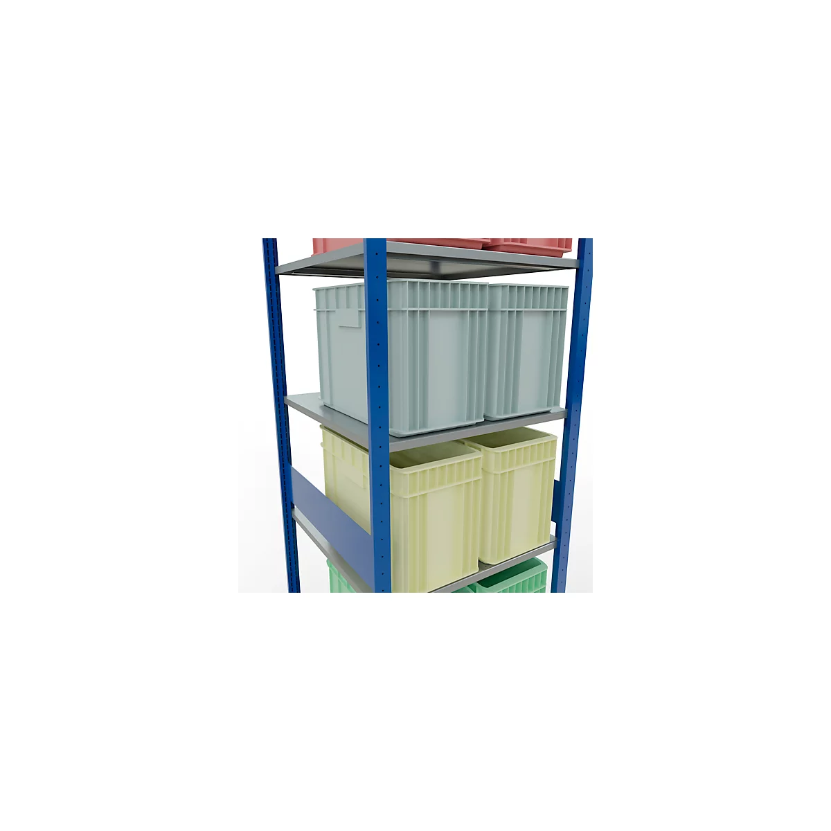 SCHULTE Technique de stockage - Système enfichable Élément de base - 3000x 750x800 mm, type 150 kg
