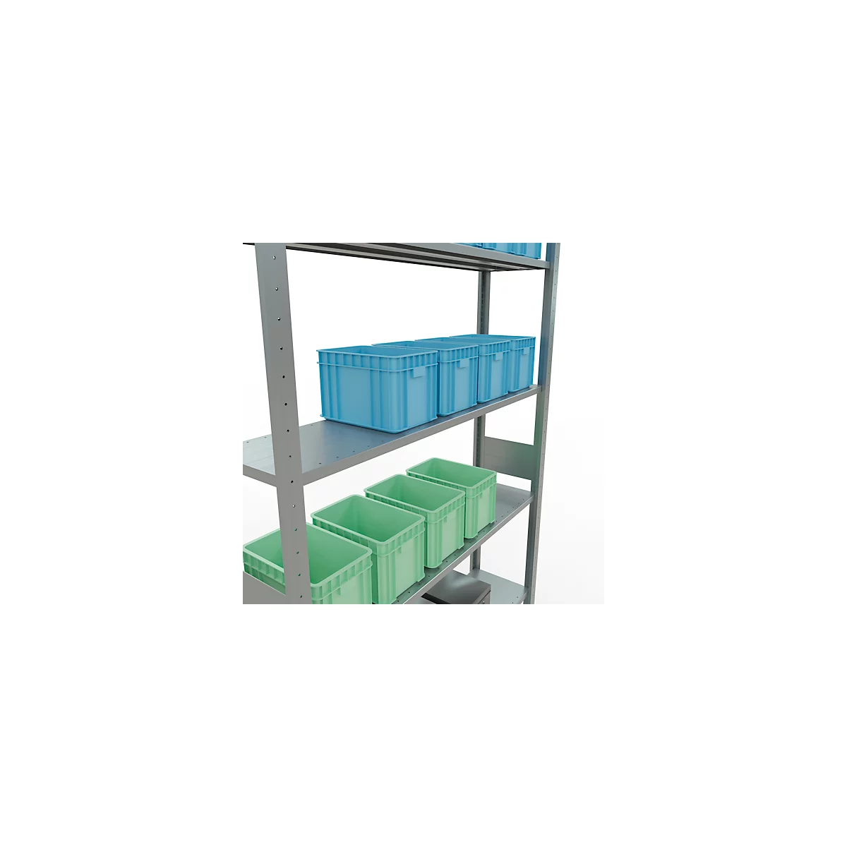 SCHULTE Technique de stockage - Système enfichable Élément de base - 3000x1300x300 mm, type 150 kg