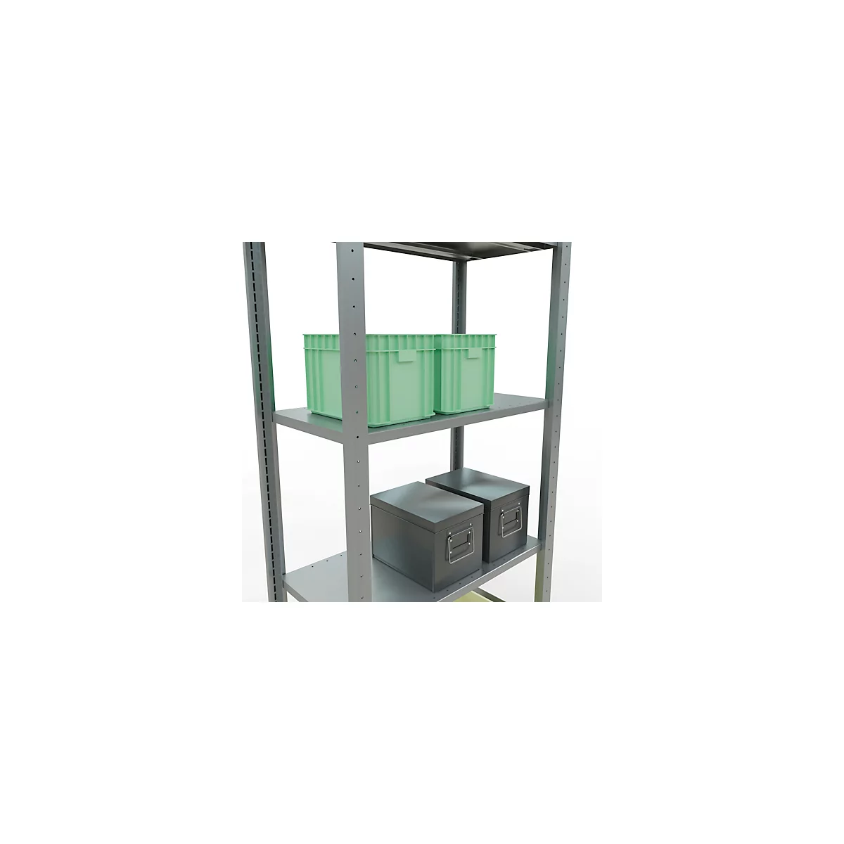 SCHULTE Technique de stockage - Système enfichable Etagère de base - 2000 x 750 x 400 mm, type 150 kg