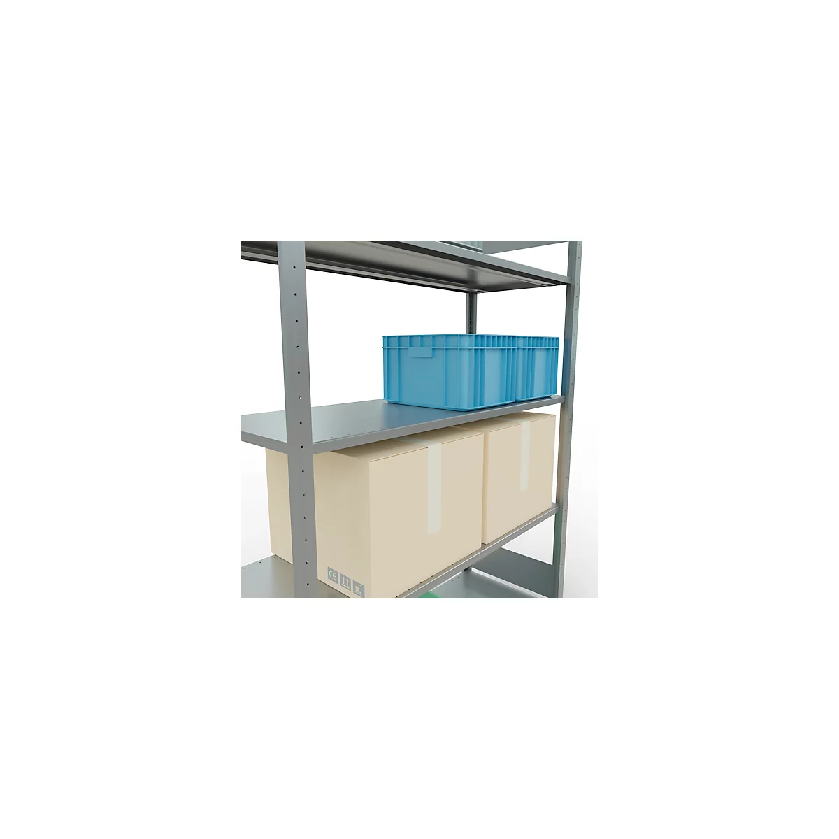 SCHULTE Technique de stockage - Système enfichable Étagère de base - 2000x1300x500 mm, type 150 kg