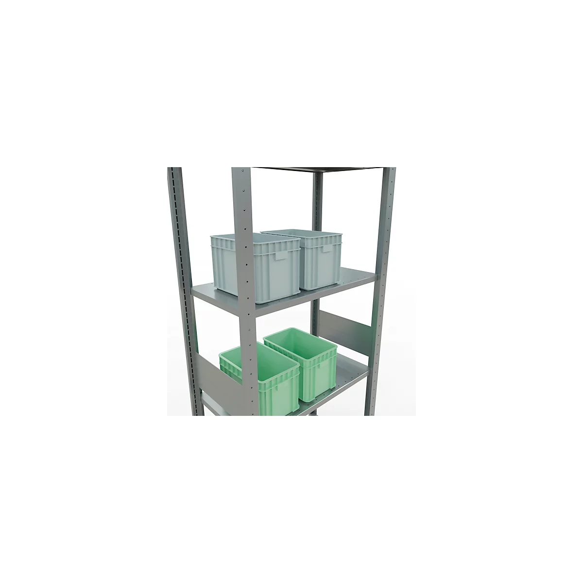 SCHULTE Technique de stockage - Système enfichable Étagère de base - 3000 x 750 x 400 mm, type 150 kg