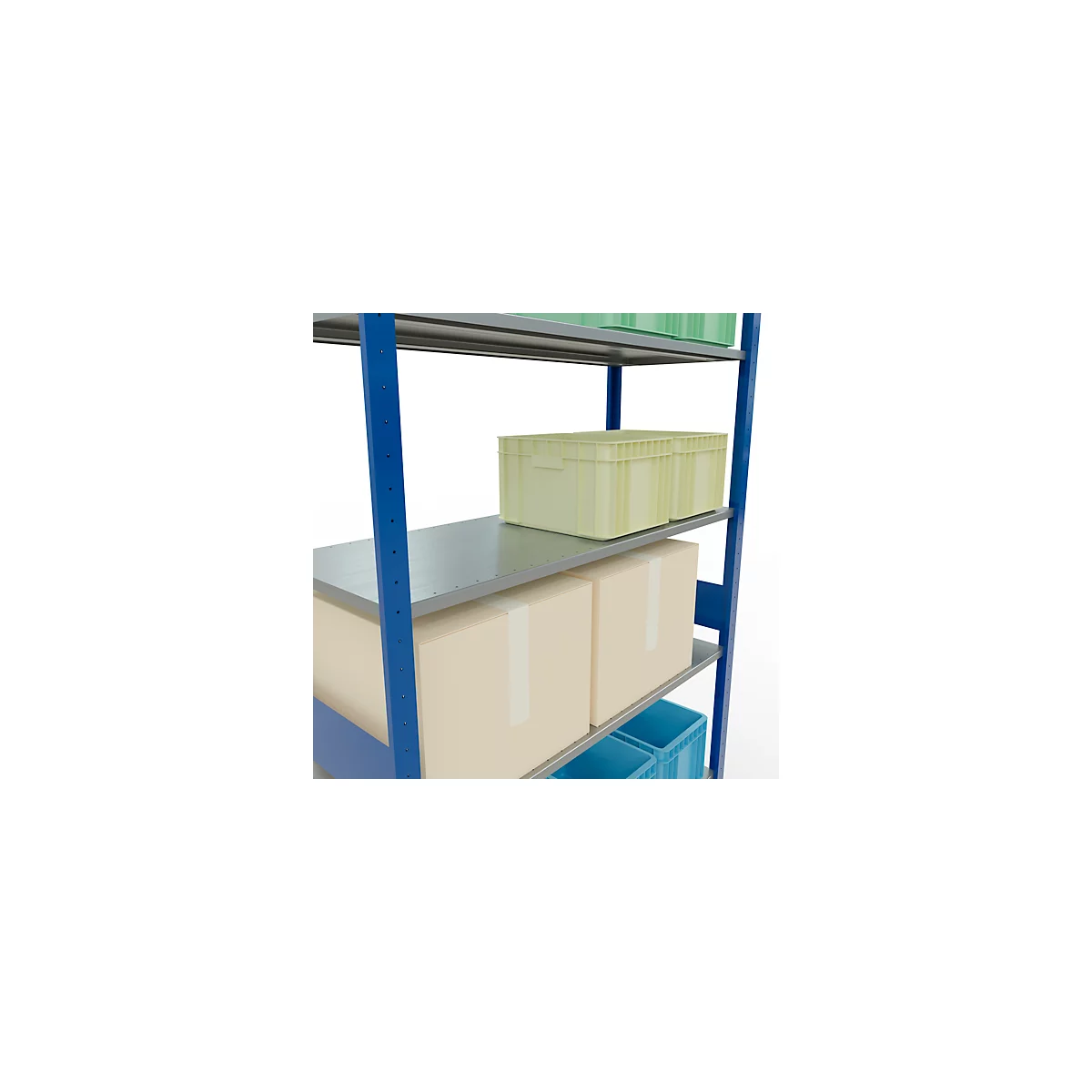 SCHULTE Technique de stockage - Système enfichable Étagère de base - 3000x1300x500 mm, type 150 kg