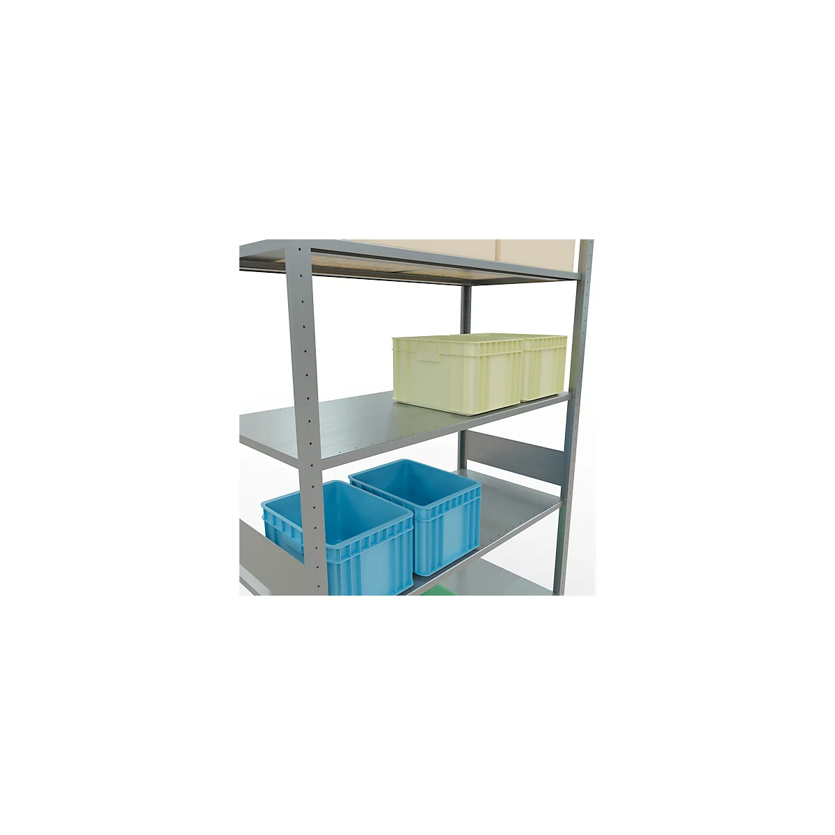 SCHULTE Technique de stockage - Système enfichable Étagère de base - 3000x1300x600 mm, type 150 kg