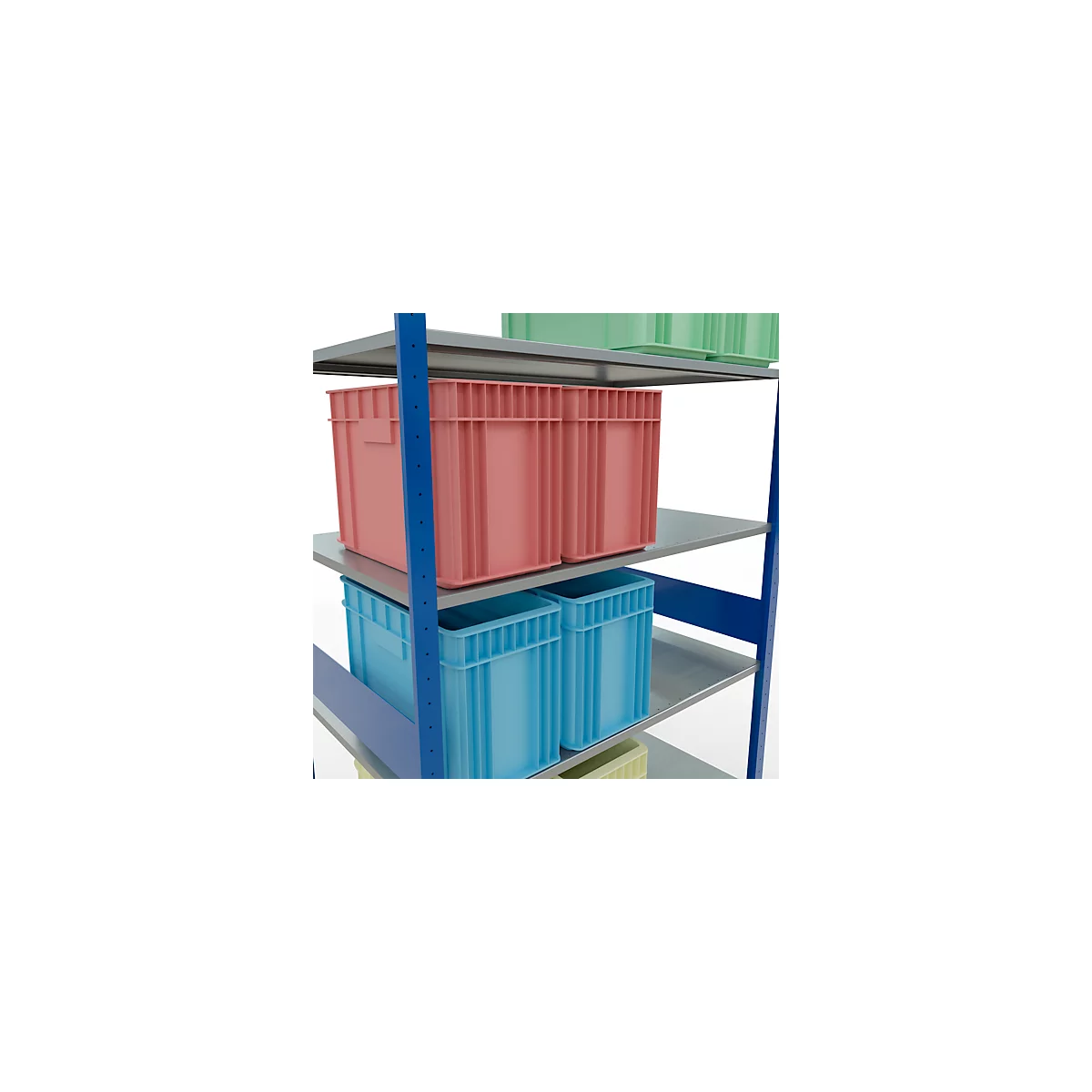 SCHULTE Technique de stockage - Système enfichable Étagère de base - 3000x1300x800 mm, type 150 kg