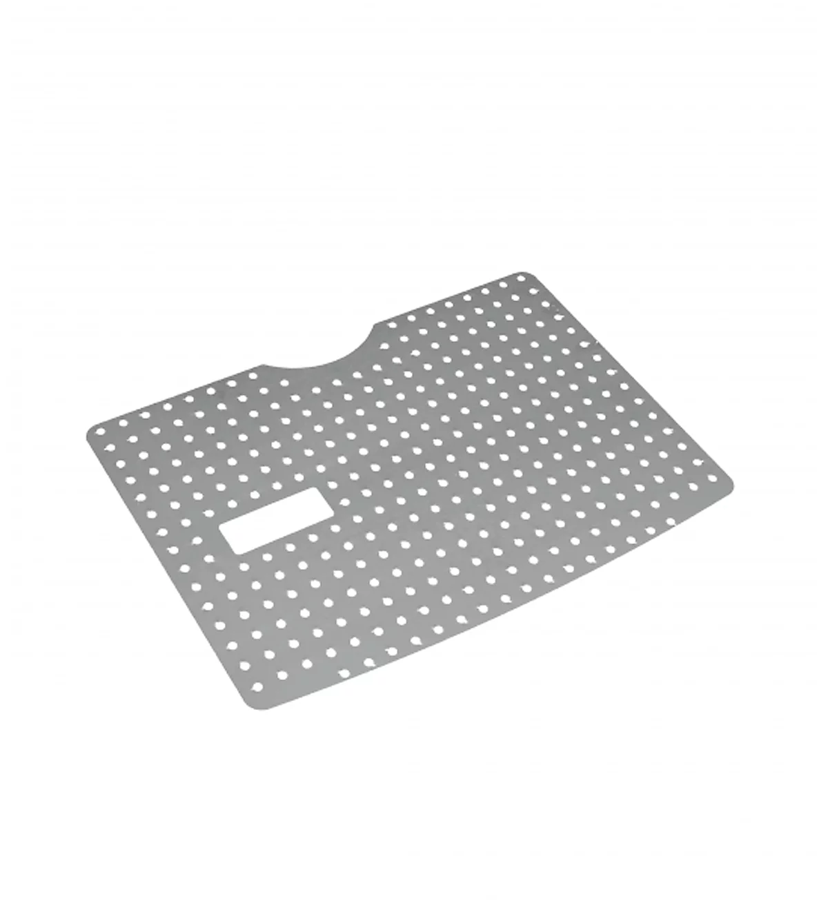 Schutzboden BIO-CIRCLE®, für Waschtisch SL Compact, Edelstahl-Lochblech, silber