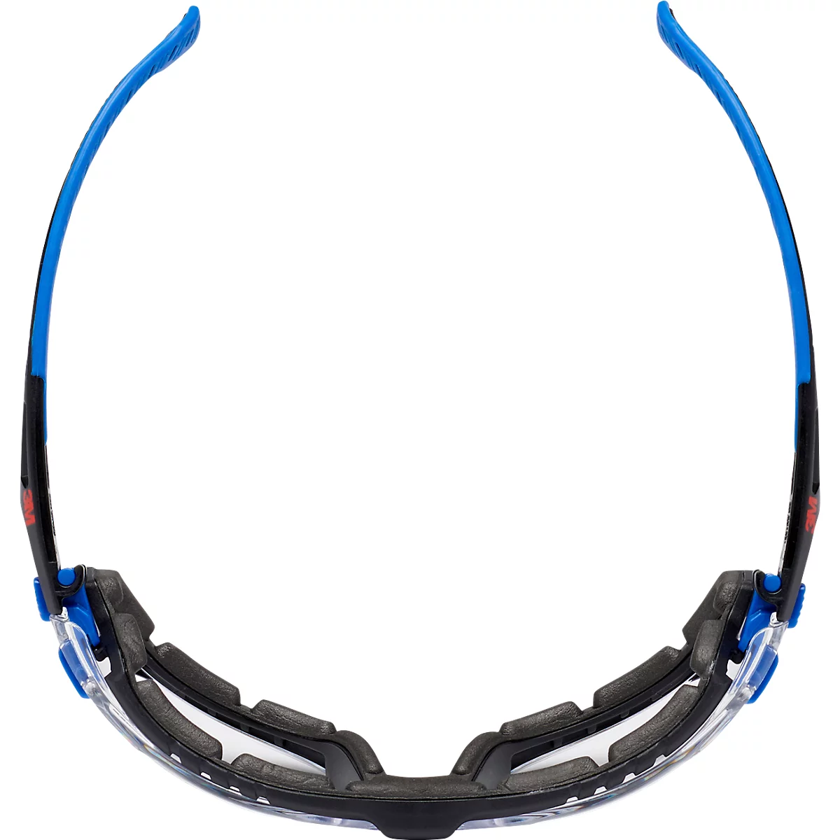 Schutzbrille 3M Solus 1000, EN 166:2001, UVA/UVB/UVC-resistent, abnehmbare Schaumstoffdichtung, beschichtet, Polycarbonatglas, klar
